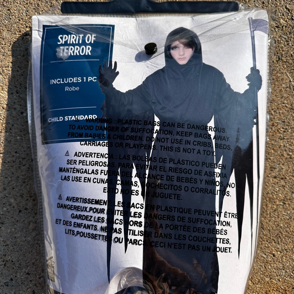 Spirit of Terror Black Robe Costume